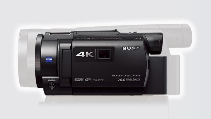 Produktbild Sony FDR AXP33 4K Handycam mit integriertem Projektor (8.29 Mpx, 25p, 10 x)