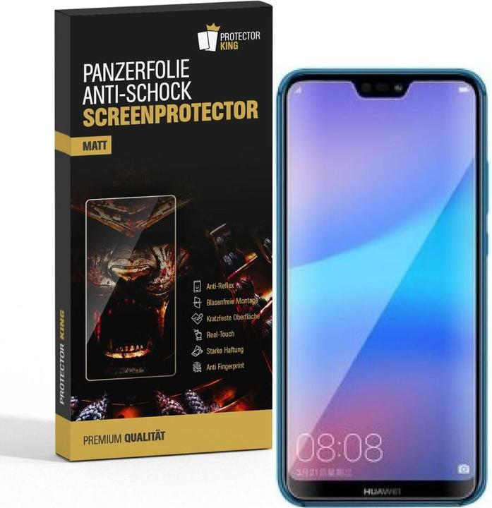 Produktbild Protectorking 6x Panzerfolie Anti-Shock matt entspiegelt (6 Stück, Huawei P20 Lite)