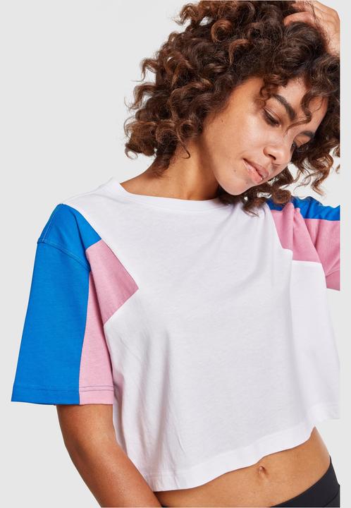 Produktbild Urban Classics Ladies 3-Tone Short Oversize Tee (XS)
