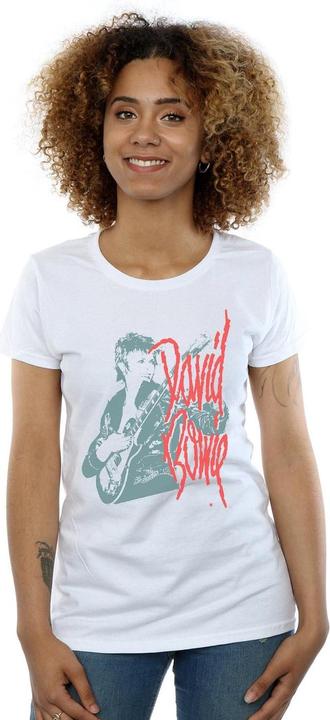 Immagine prodotto David Bowie Mono Guitar Maglietta Donna (L)