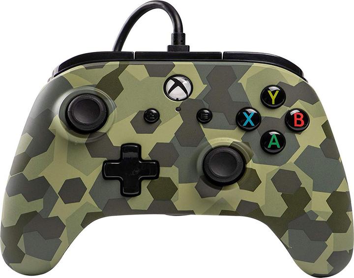 Image du produit PowerA Contrôleur filaire amélioré Deep Jungle Camo (Xbox Series X, Xbox One S, Xbox Series S, Xbox One X)