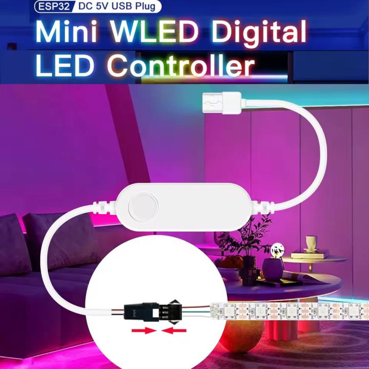 Produktbild Gledopto ESP32 WLED Mini Controller 5V DC mit MIC GL-MC-001WL