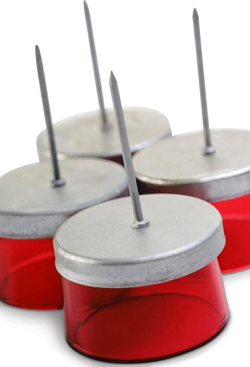Produktbild Novaliv 8er-Set Teelichthalter rot - Kerzenhalter zum Stecken - Teelichtgläser - Adventskranz - 5cm (10 x 5 cm)