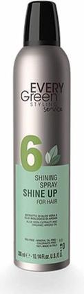 Actual product image Evergreen EVERY GREEN Shining Spray Shine Up nabłyszczacz do włosów w sprayu 300ml (300 ml)
