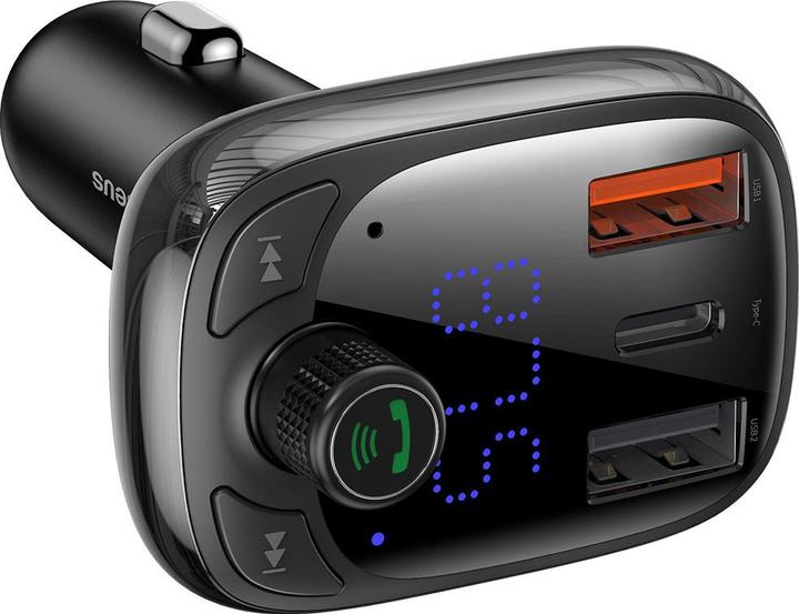 Produktbild Baseus T typed S-13 Bluetooth MP3 car chargerBlack