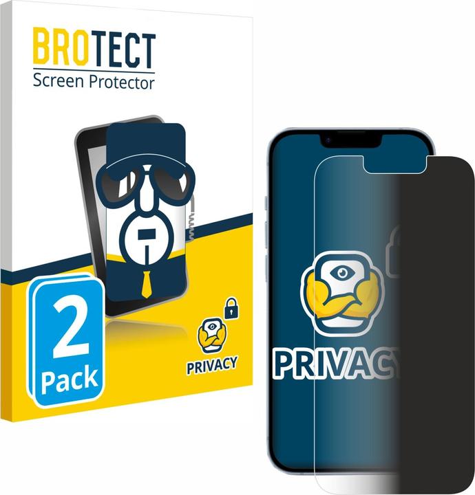 Image du produit BROTECT Screen Protector Privacy (2 pièce(s), Apple iPhone 14)