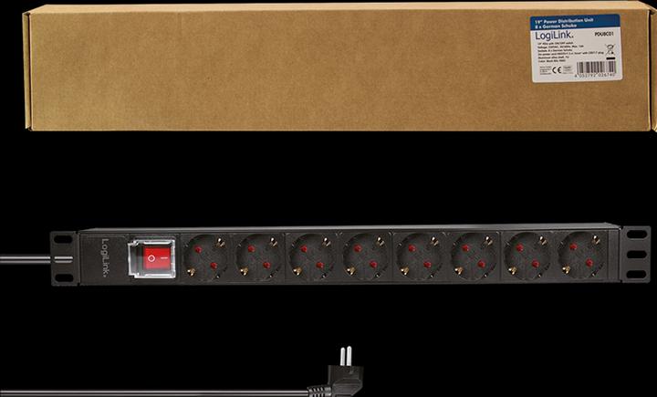 Productafbeelding LogiLink Stopcontact (8 x, CEE 7/7, 2 m)