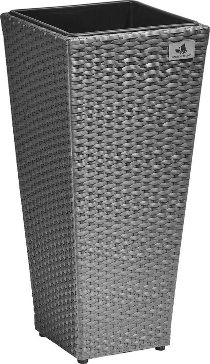 Produktbild Gartenfreude Pflanzkübel Polyrattan Pflanzgefäss (28 cm)