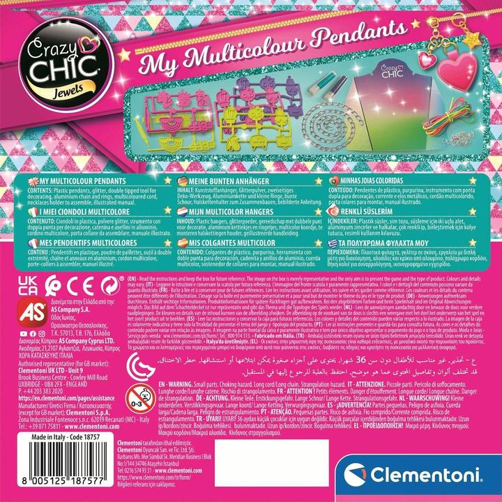Produktbild Clementoni Crazy Chic Meine Bunten Anhänger DFI