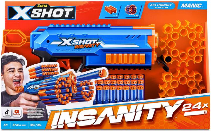 Produktbild Xshot - Insanity Blaster Manic mit Darts