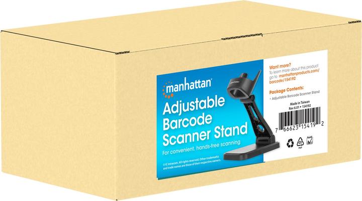 Produktbild Manhattan Verstellbare Halterung für Barcodescanner