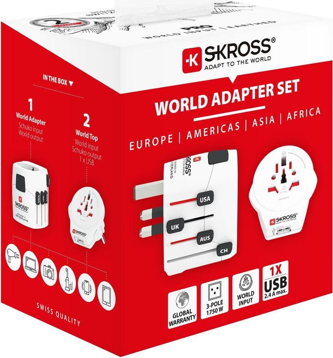 Immagine prodotto Skross Adattatore da viaggio PRO-WORLD e USB