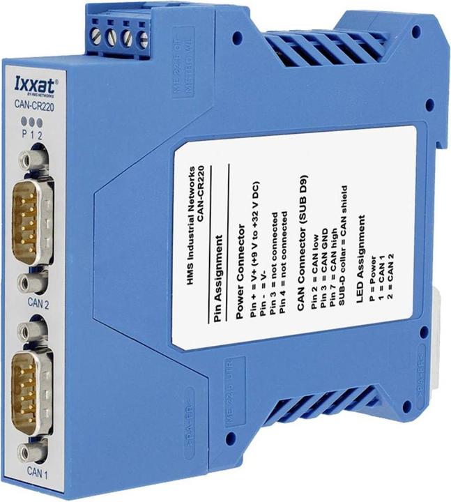 Ixxat 1.01.0067.44300 CAN-CR220 ISO 11898-2 CAN repeater with 4 kV insulation voltage 1 pc.