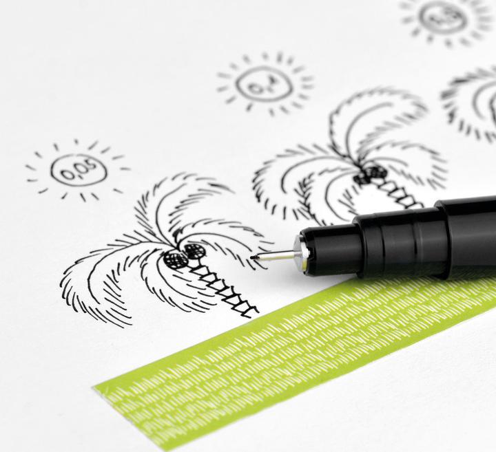 Actual product image Pentel Pointliner (Black, 1 x)