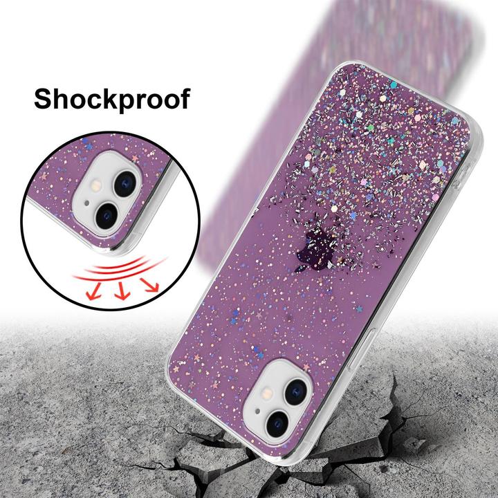 Image du produit Cadorabo Couverture TPU paillettes scintillantes (Apple iPhone 11 Pro)