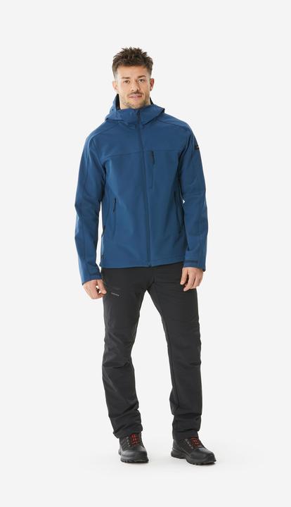 Actual product image Forclaz Men's softshell jacket - MT500 Windwarm blue (L)