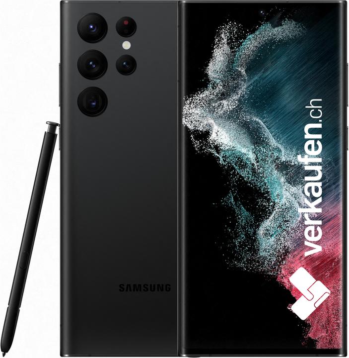 verkaufen.ch Galaxy S22 Ultra 5G (256 GB, Phantom Black, 6.80", 108 Mpx, Dual SIM, A / Wie neu)