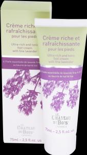 Le Château du Bois Reichhaltige, erfrischende Fusscreme -75mL (Fussbad, 75 ml)