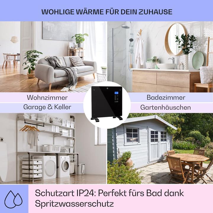 Produktbild Klarstein Elektroheizung, 1000 Watts - 20 m² (1000 W)