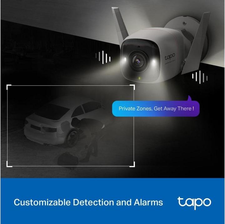 Produktbild TP-Link Tapo C325WB 4MP QHD Outdoor Kamera ColorPro MicroSD (2688 x 1520 Pixel)