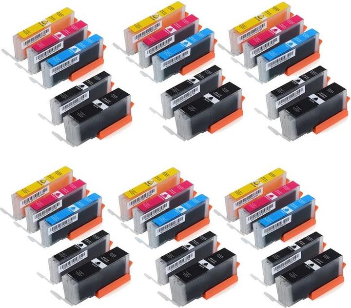 Immagine prodotto Hermex Cartuccia d'inchiostro compatibile XXL per Canon PIXMA TS705 (M, Y, C, PGBK, FC)