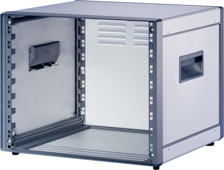 Schroff 19"-Gehäuse 9 HE, Aluminium - COMPTEC GEHAEUSE 9HE 500T (9 HE, 19 Zoll Rack)