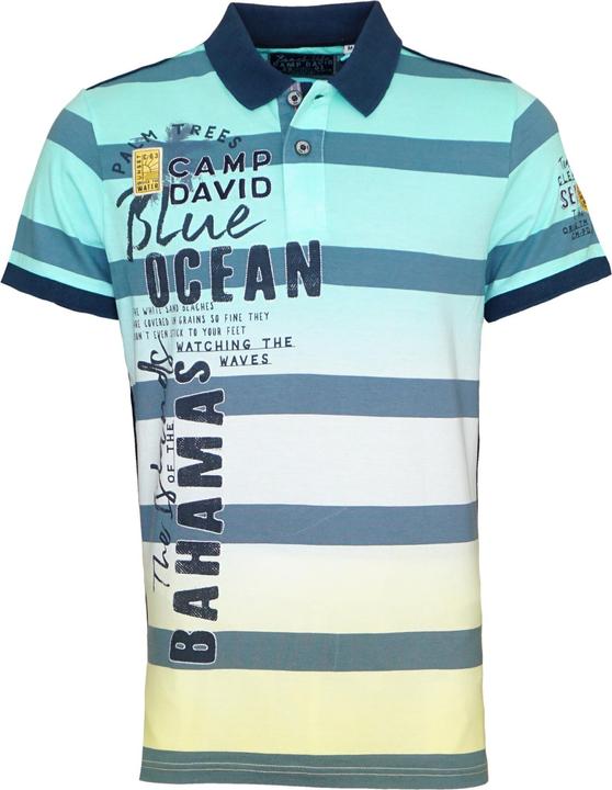 Camp David Poloshirt Beach Life Kurzarmshirt mit Polokragen (L)