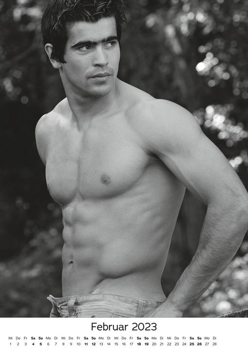 Actual product image Orion Calendar Men Soft 2022 (A4, No binding, English)