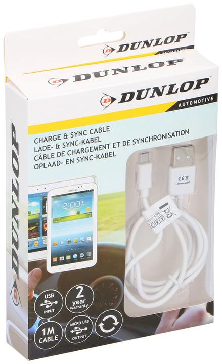 Image du produit Dunlop Cable charge micro usb 1mtr (1 m)