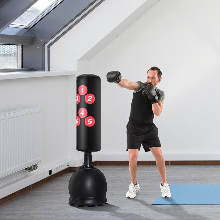 Image du produit Homcom Boxe factice (165 cm, 15.50 kg)