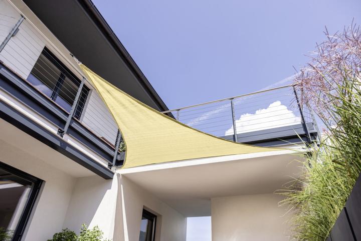 Image du produit Windhager SunSail Capri Triangle 5m, champagne 225g/m2 (5 x 5 m)