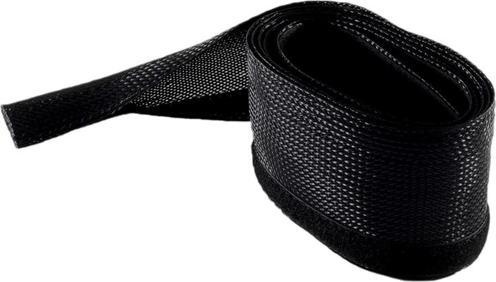 Actual product image Helos Flexible cable duct with Velcro fastener, black, Ø51mm (Cable conduit, 200 cm)