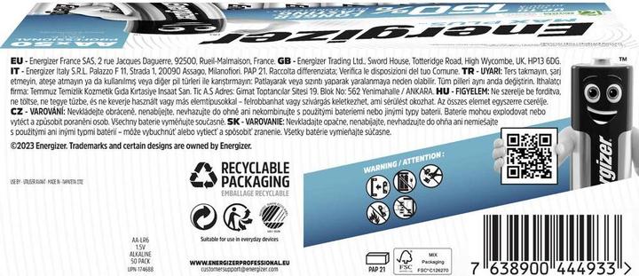 Produktbild Energizer Max Plus (50 Stk., AA, 2800 mAh)