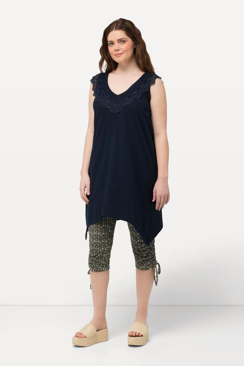 Produktbild Ulla Popken Longtop, Spitze, V-Ausschnitt, ärmellos (42, 44)