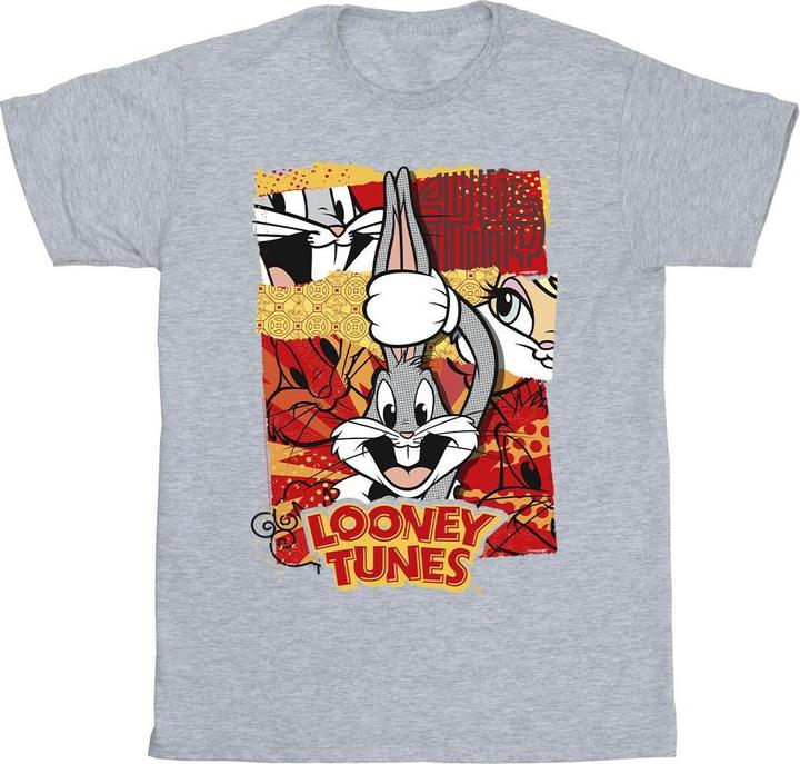 Looney Tunes Bugs Rabbit Comic New Year TShirt Jungen
