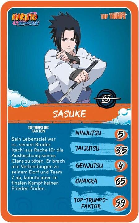 Produktbild Winning Moves Naruto Shippuden Collectibles Kartenspiel Top Trumps Quiz Anime Collectible *Deutsche Version* (Deutsch)