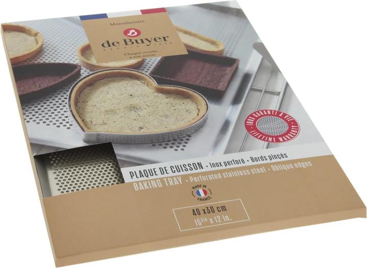 Produktbild de Buyer Lochblech Edelstahl rechteckig
