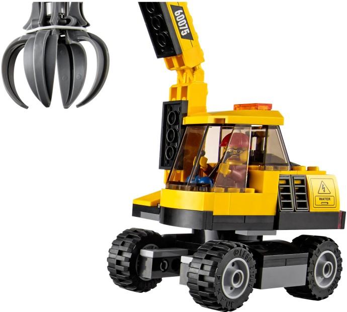 Produktbild LEGO Bagger und Transportwagen (60075, LEGO City)