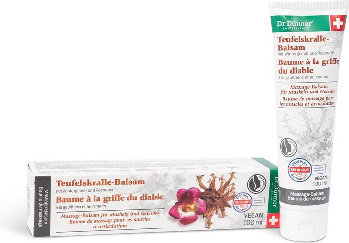 Actual product image Dr. Dünner Thin Devil's Claw Muscles Joints Bals Natrue Tb 100 ml (1 x, 100 ml, 125 g)