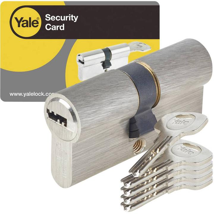 Yale Profil Doppelzylinder Serie 1000, Aussen /Innenmass: 40/40 mm (Profilzylinder)
