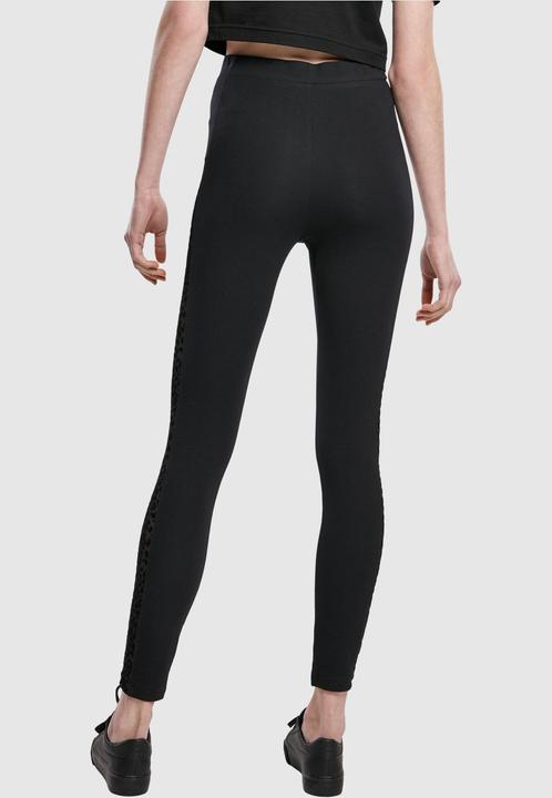 Image du produit Urban Classics Ladies Flock Lace Stripe Leggings (5XL)