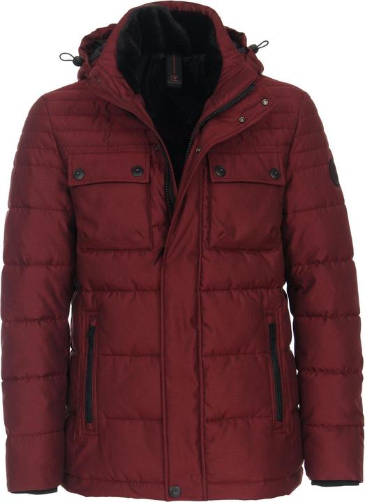 Casamoda Parka lange Wintersteppjacke mit abnehmbarer Kapuze (M)