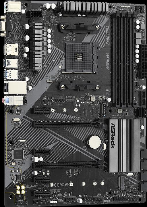 Image du produit AsRock B450 Pro4 R2.0 (AM4, AMD B450, ATX)