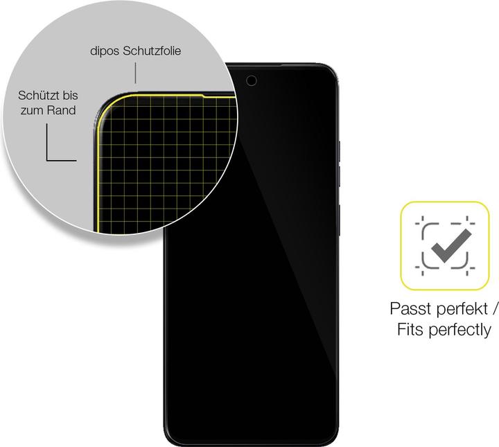 Immagine prodotto Dipos 3D Full-Cover Pellicola Protettiva (1 Pezzo/i, Motorola Moto E)