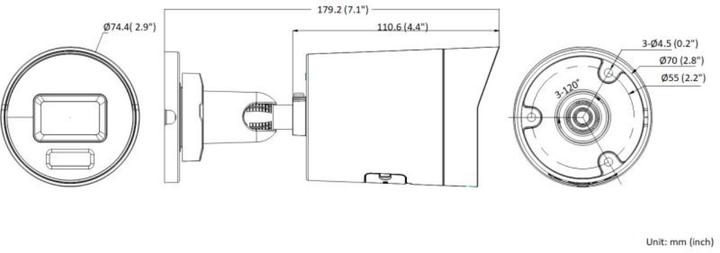Produktbild Hikvision DS-2CD2046G2H-IU(2.8mm)(eF)(O-STD) Bullet 4MP Easy IP 4.0-2nd AcuSense (2688 x 1520 Pixel)