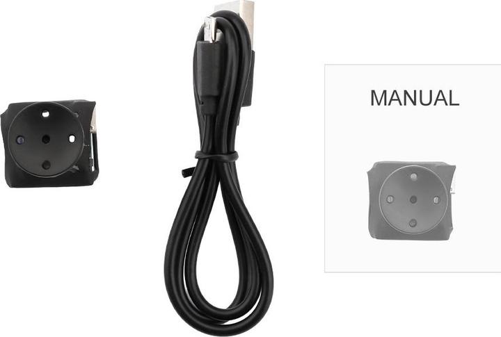 Immagine prodotto Apfelkiste Ultra Mini Knopf Kamera, Full HD 1080p, Akku, Micro SD, 2x2cm, schwarz