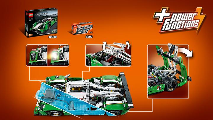 Actual product image LEGO Technic 24 Hours Race Car (42039, LEGO Technic, LEGO Rare Sets)
