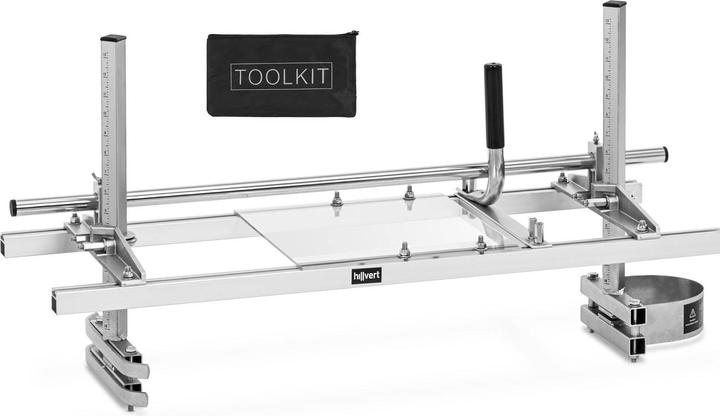 Hillvert Mobiles Sägewerk für Kettensägen bis 90 cm / 36" Breite bis 81 cm (32")