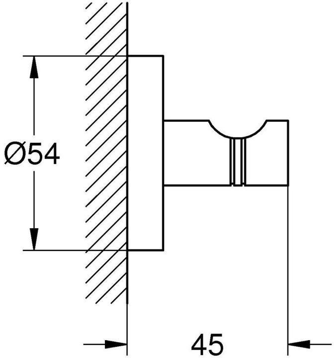 Actual product image Grohe Bademantelhaken