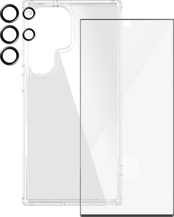 Produktbild PanzerGlass Bundle Ultra Wide FIt Glass + Case + Lens (1 Stück, Samsung Galaxy S24 Ultra)